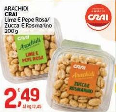 Crai - Arachidi Lime E Pepe Rosa/ Zucca E Rosmarino