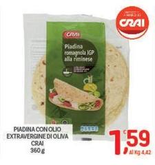 Crai - Piadina Con Olio Extravergine Di Oliva