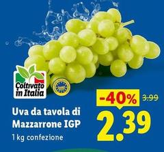 Uva Da Tavola Di Mazzarrone IGP