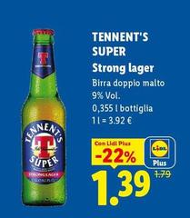 Tennent's Super - Strong Lager
