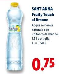 Sant'anna - Fruity Touch Al Limone