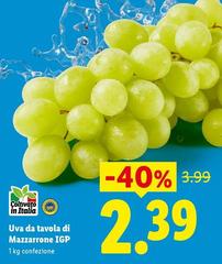 Uva Da Tavola Di Mazzarrone IGP