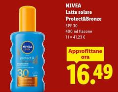 Nivea - Latte Solare Protect&Bronze