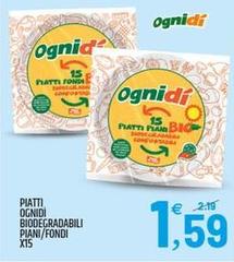 Ognidi - Piatti Biodegradabili Piani