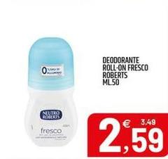 Neutro Roberts - Deodorante Roll-On Fresco