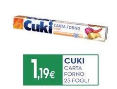 Cuki - Carta Forno