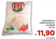 Mozzarella Verde Pascolo Julienne