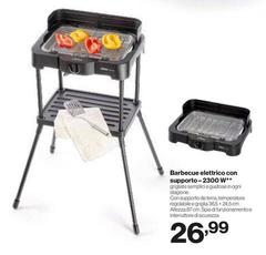 Gustose - Barbecue Elettrico Con Supporto- 2300 W