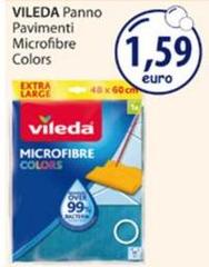 Vileda - Panno Pavimenti Microfibre Colors