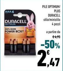 Duracell - Pile Optimum/Plus