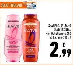 L'Oreal - Shampoo, Balsamo Elvive