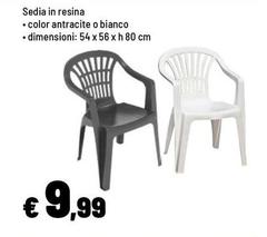 Sedia In Resina