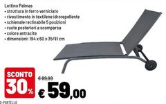 Lettino Palmas