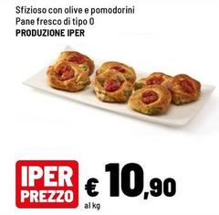 Iper - Sfizioso Con Olive E Pomodorini Pane Fresco Di Tipo O