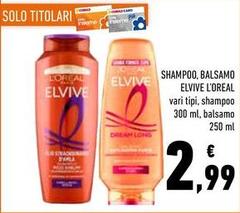 L'Oreal - Shampoo, Balsamo Elvive