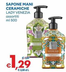 Lady Venezia - Sapone Mani Ceramiche