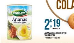 Valfrutta - Ananas Allo Sciroppo