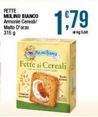 Mulino Bianco - Fette Arnonie Cereali/Malto D'Oroz