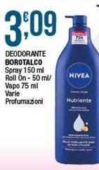 Nivea - Deodorante Borotalco