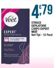 Veet - Strisce Depilatorie Corpo Expert