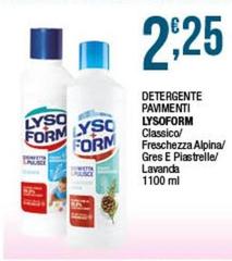 Lysoform - Detergente Pavimenti