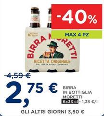 Moretti - Birra In Bottiglia
