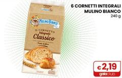 Mulino Bianco - 6 Cornetti Integrali 240 G