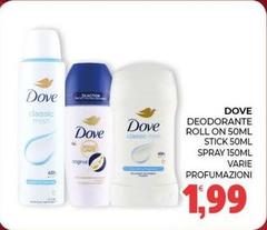 Dove - Deodorante Roll On