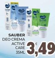Sauber - Deo Crema Active Care