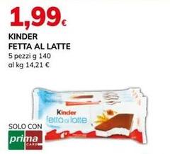 Kinder - Fetta Al Latte