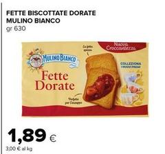 Mulino Bianco - Fette Biscottate Dorate