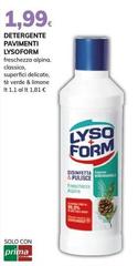 Lysoform - Detergente Pavimenti