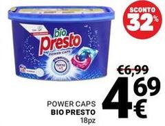 Bio Presto - Power Caps