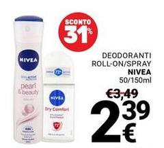 Nivea - Deodoranti Roll-on/spray