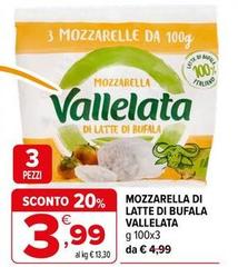 Vallelata - Mozzarella Di Latte Di Bufala