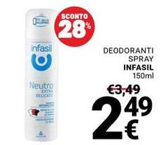 Infasil - Deodoranti Spray
