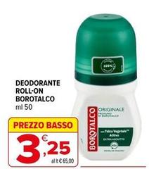 Borotalco - Deodorante Roll-On