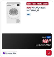 Beko - Asciugatrice Bmt491wl-it