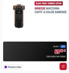 Didiesse - Macchina Caffe' A Cialde Darkside