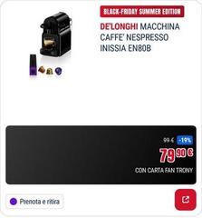 De Longhi - Macchina Caffe' Nespresso Inissia EN80B