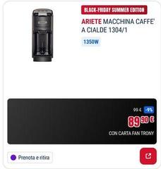 Ariete - Macchina Caffe' A Cialde 1304/1