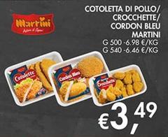 Martini - Cotoletta Di Pollo/Crocchette/Cordon Bleu