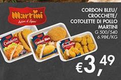 Martini - Cordon Bleu/ Crocchette/Cotolette Di Pollo
