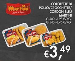 Martini - Cotolette Di Pollo/Crocchette/Cordon Bleu