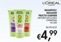 L'Oreal - Shampoo/Balsamo Fructis Garnier