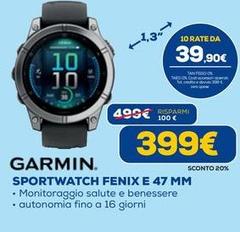 Garmin - Sportwatch Fenix E 47 Mm