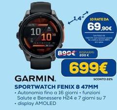 Garmin - Sportwatch Fenix 8 47mm