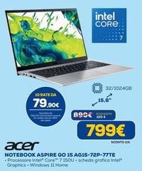 Acer - Notebook Aspire Go 15 AG15-72P-77TE
