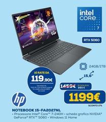 HP - Notebook 15-FA2027NL