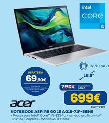 Acer - Notebook Aspire Go 15 AGI5-71P-56N9